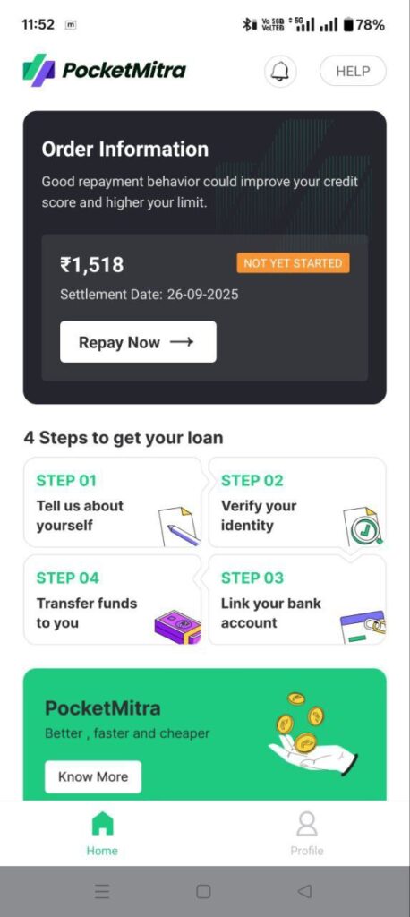 PocketMitra Loan Apply 