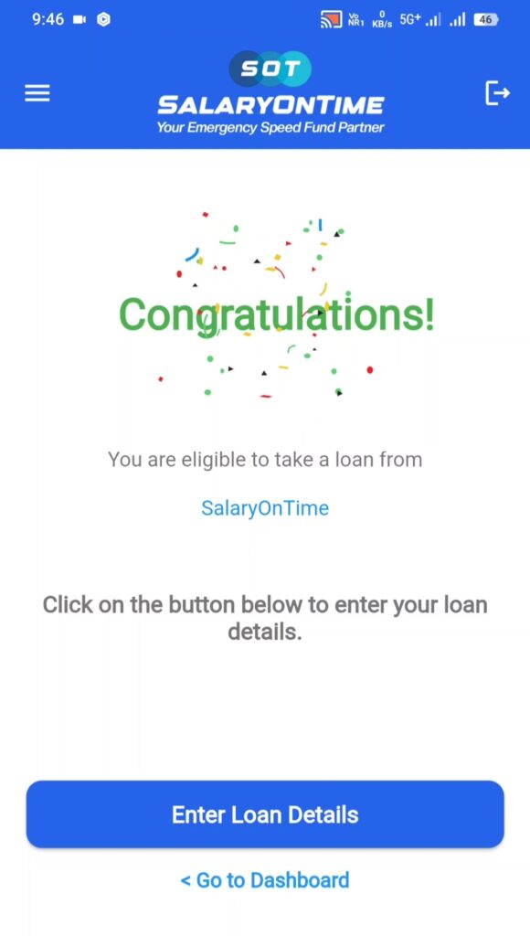 SalaryOnTime Loan Apply