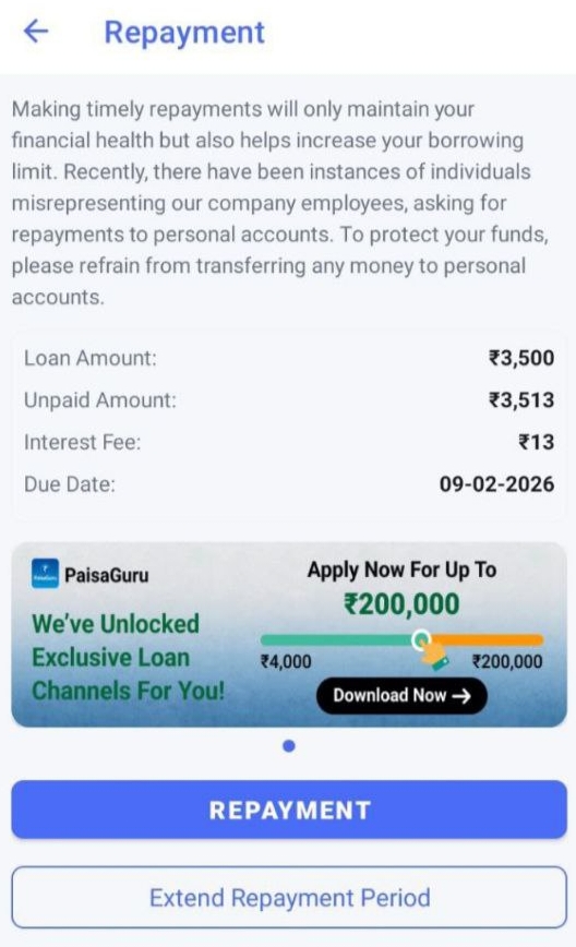 paisaguru loan app