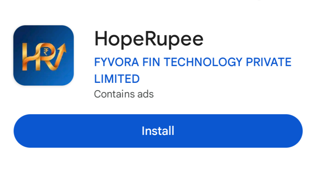 hoperupee loan app download