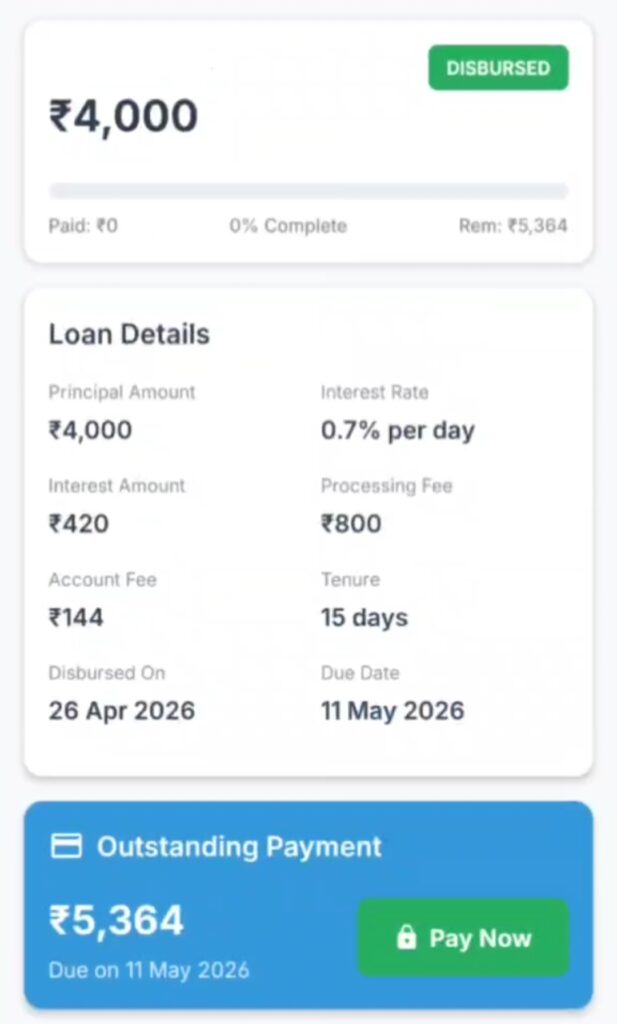 Vmoney Loan App login