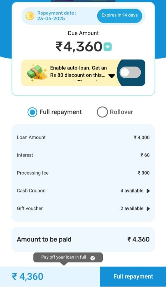 Hope Fund Loan Repyment