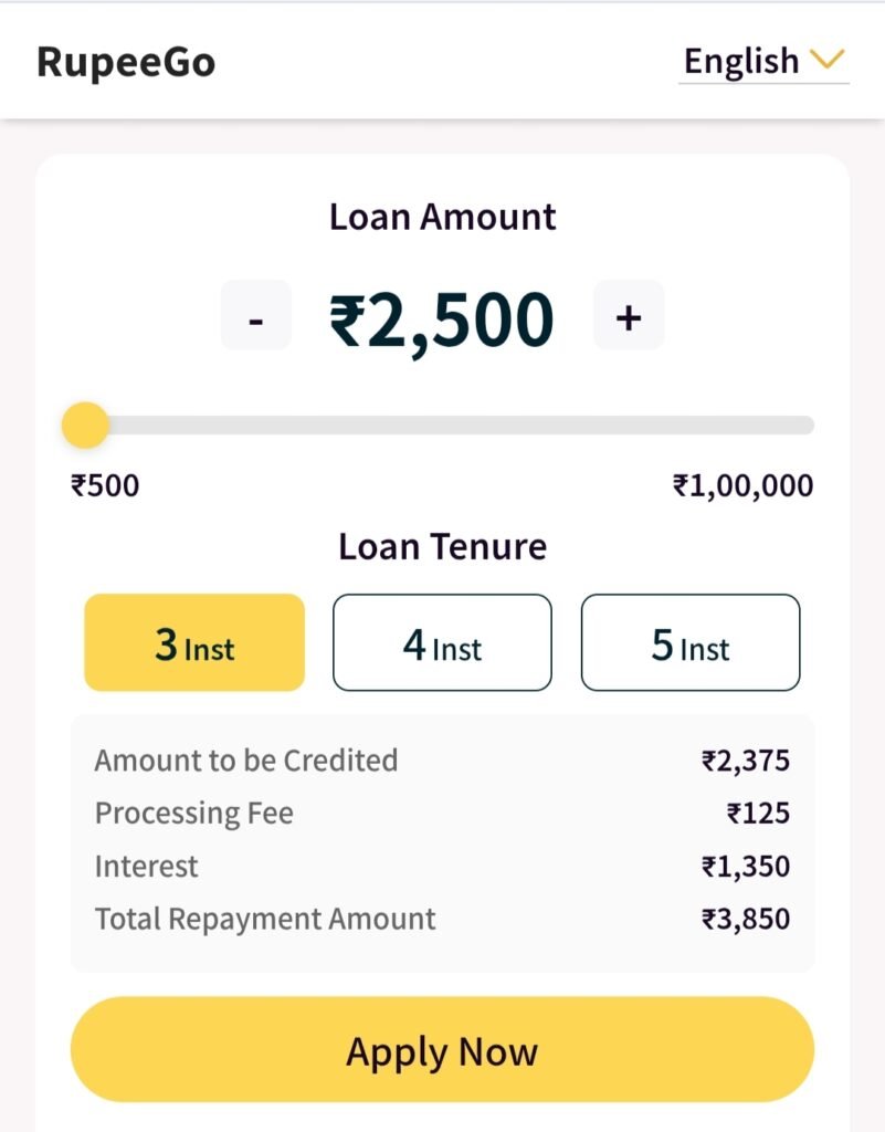 RupeeGo Loan App Rupee Go Loan App